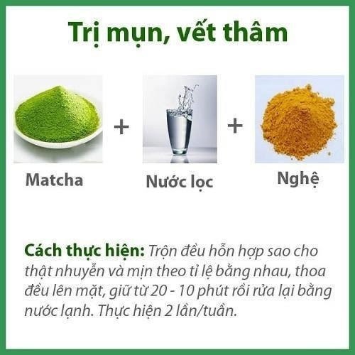 Combo Bột Trà Xanh + Bột Đậu Đỏ Nguyên Chất VG Farm (100g/hũ) + Tặng Bộ Đắp Mặt