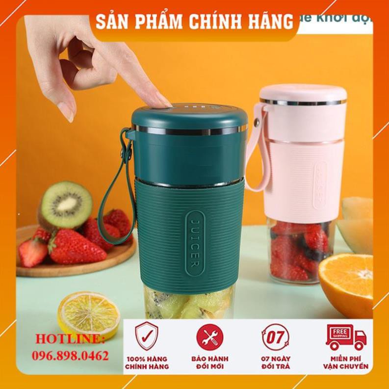 [CHÍNH HÃNG-FREESHIP] Máy Xay Sinh Tố Mini JUICER 350ml, Máy Xay Sinh Tố Cầm Tay Đa Năng SIÊU HOT Xay Cả Đá - Thịt