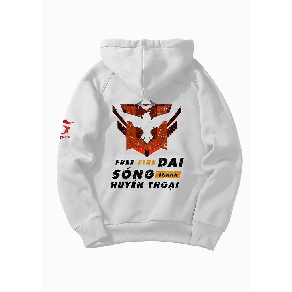 Áo Hoodie Gamer FREE FIRE Sống Dai Thành Huyền Thoại Vải Nỉ Mềm Mịn | WebRaoVat - webraovat.net.vn