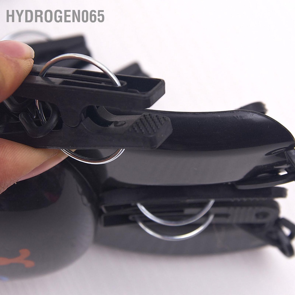 Hydrogen065 Kẹp Móc 10 PP Giặt Xoay 360 ° Giá Sấy Vải Cho Ban Công Nhà