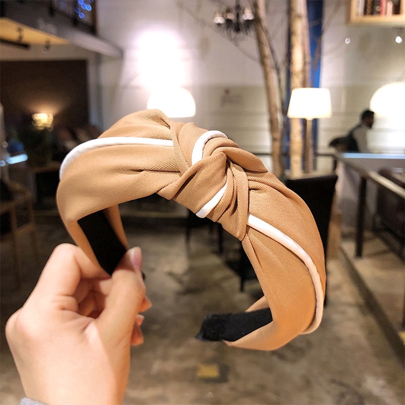 Băng Đô Cài Tóc Thiết Kế Nút Thắt Cổ Điển Phong Cách Hàn Quốc