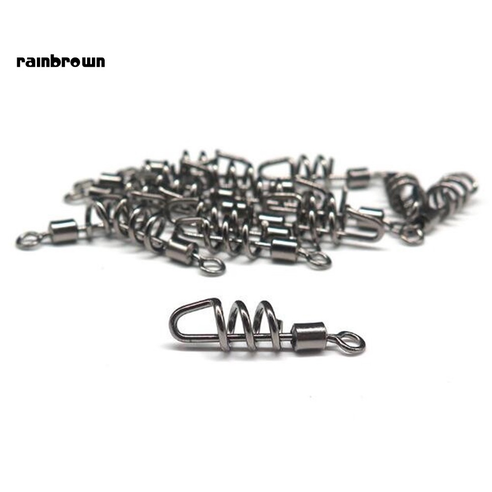 Set 20 Móc Khóa Câu Cá Hình Số 8 Bằng Thép Không Gỉ