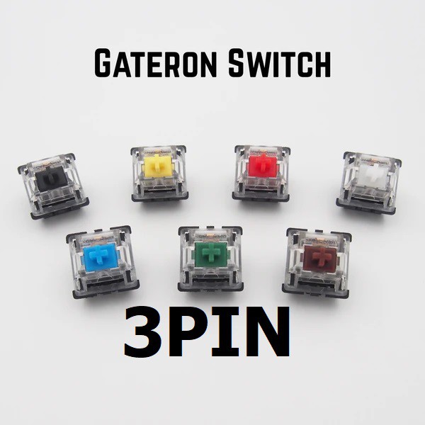 Công tắc phím cơ Gateron switch bàn phím cơ custom, thay thế Chính hãng mới 100% Mechanical keyboard Blue Gateron switch | BigBuy360 - bigbuy360.vn