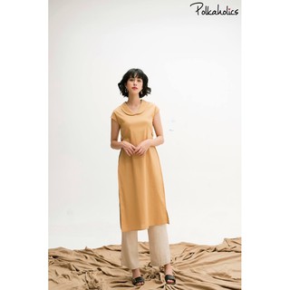 (SALE) Áo Dài Mộc Cách Tân Vảo Linen POLKAHOLICS