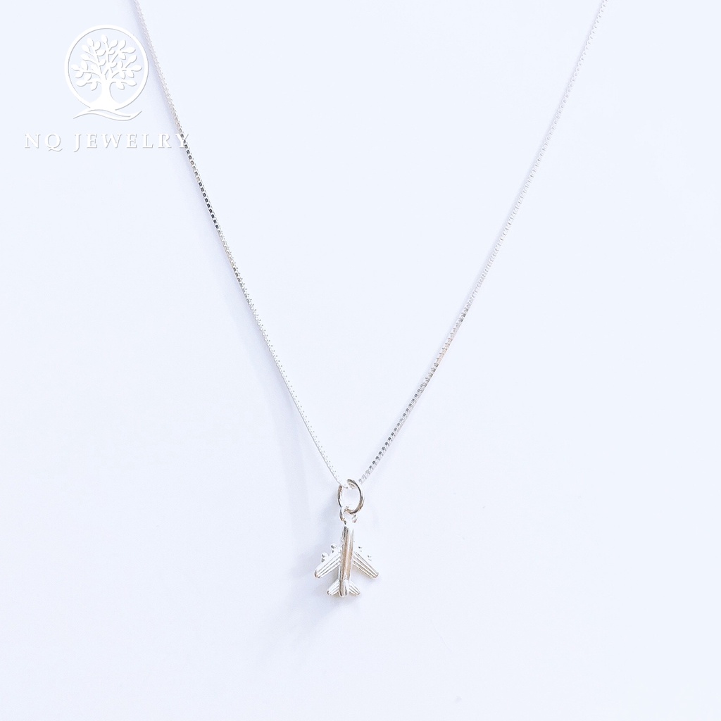 Dây chuyền bạc mặt máy bay - NQ Jewelry