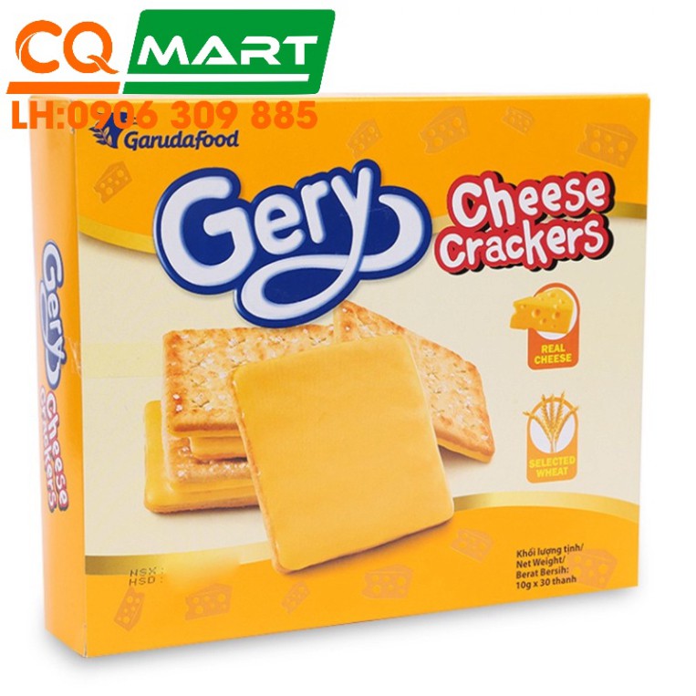 Bánh Quy Phô Mai Gery Cheese Crackers Hộp 300g