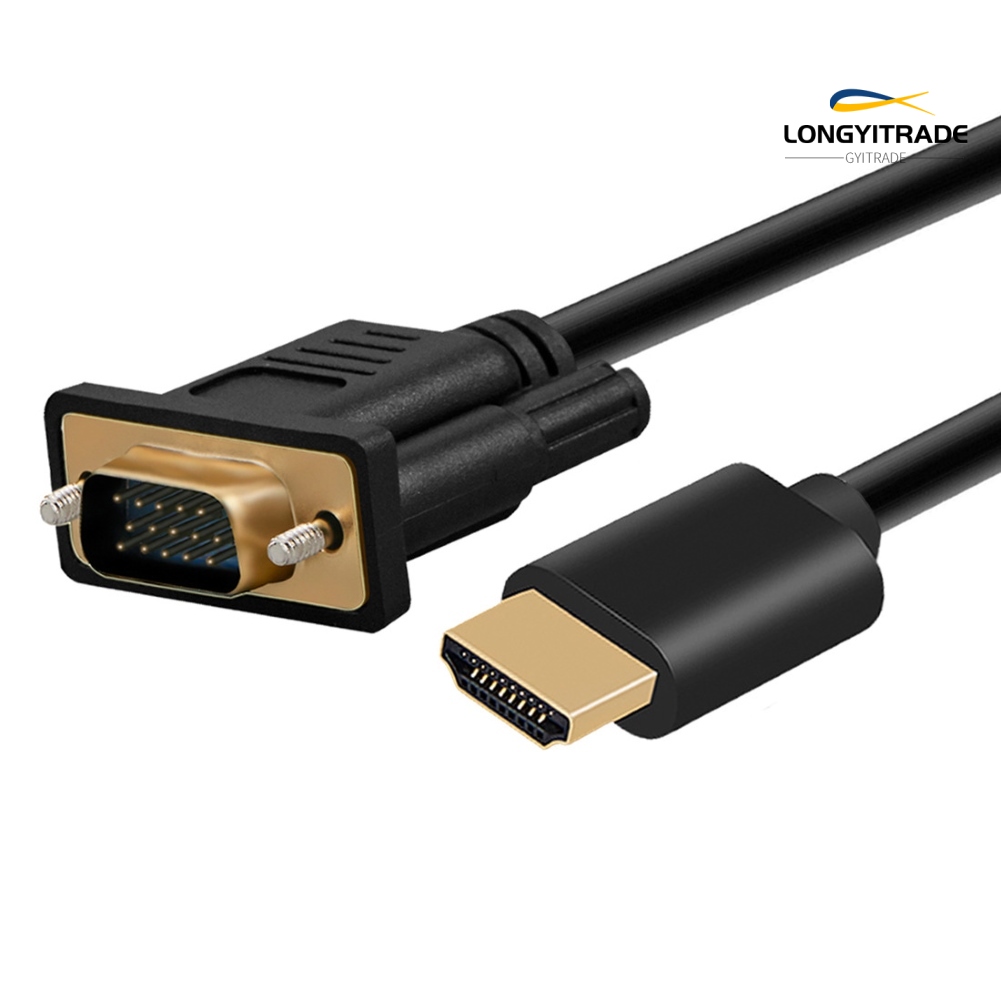 Dây Cáp Chuyển Đổi Hdmi Sang Vga Độ Phân Giải Cao Di Động Cho Máy Chiếu / Máy Tính