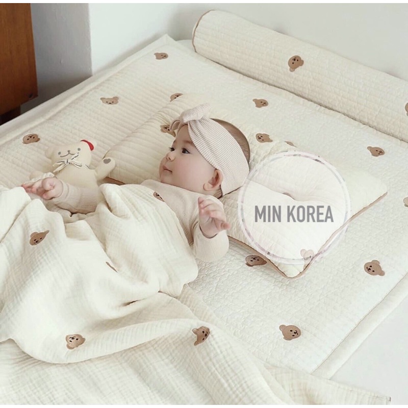 CHĂN - GỐI SƠ SINH - GỐI ÔM - THẢM LÓT - ĐỆM NGỦ GẤP GỌN CHEZBEBE HÀN QUỐC - MADE IN KOREA8