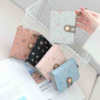 Ví Nữ Họa Tiết Hoa Thời Trang Phong Cách Hàn Quốc