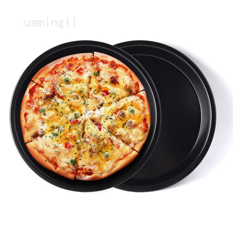 Khay Nướng Bánh Pizza Chống Dính Hình Tròn 15.24 cm 20.32 cm