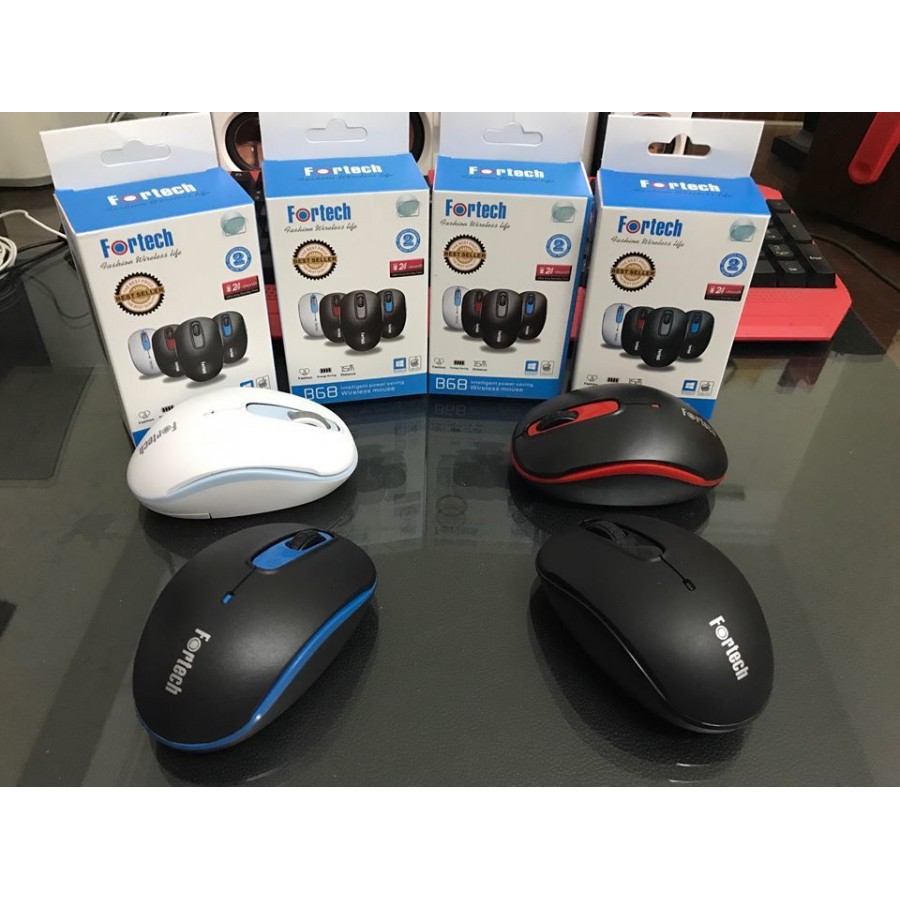 Combo 10 chuột không dây fortech B68