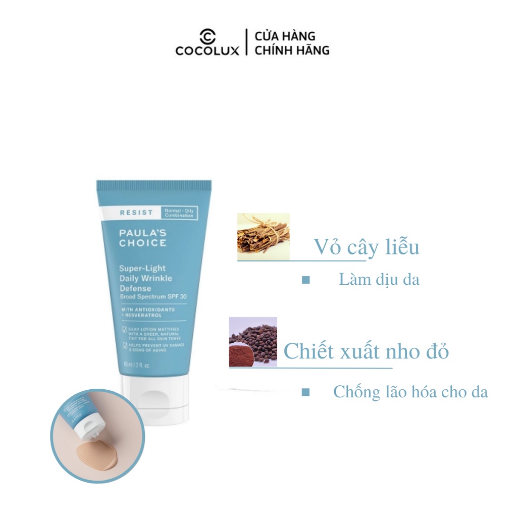 Kem Dưỡng Chống Nắng Paula's Choice 60ml