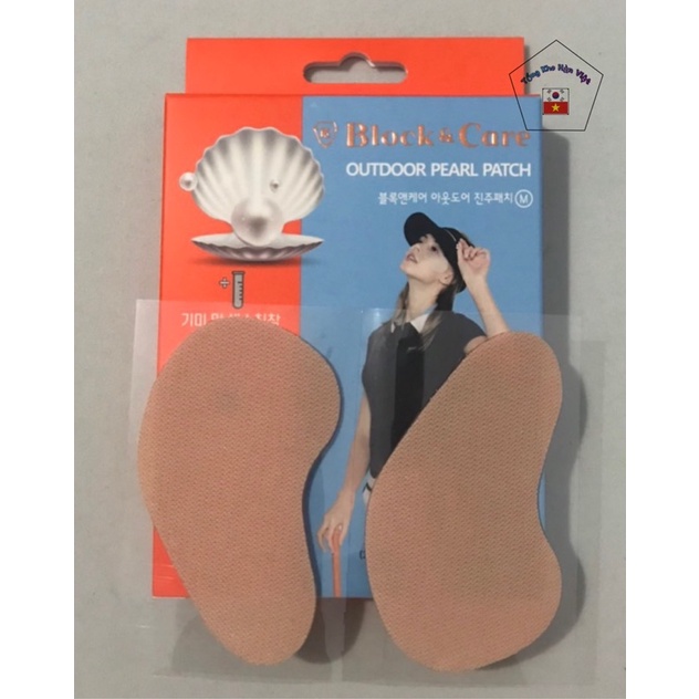 Miếng dán gò má ngọc trai golf chống tia UV Hàn Quốc