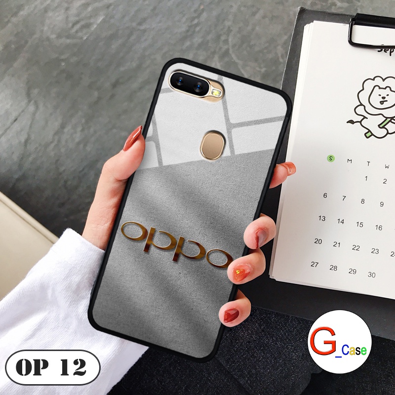 Ốp lưng kính 3D OPPO A7/ A5S/ A12
