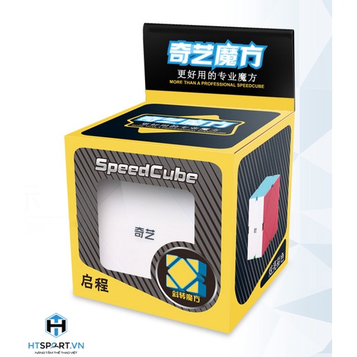 RuBik Đường Chéo, Rubik Biến Thể QiYi Cube Không Viền, Phát Triễn IQ Xoay Trơn Mượt Cao Cấp