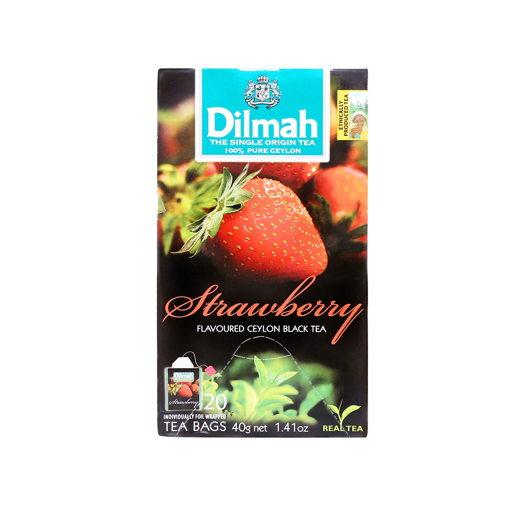 Trà hương dâu Dilmah hộp 40g ( 2g  x 20 túi )