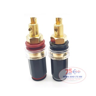 02 cái Jack cọc loa pha lê cỡ lớn hàng cao cấp