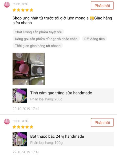 Bột Thuốc Bắc 24 Vị Nguyên Chất Trắng Da, Giảm Sạm, Mờ Nám - Mỹ Phẩm Handmade