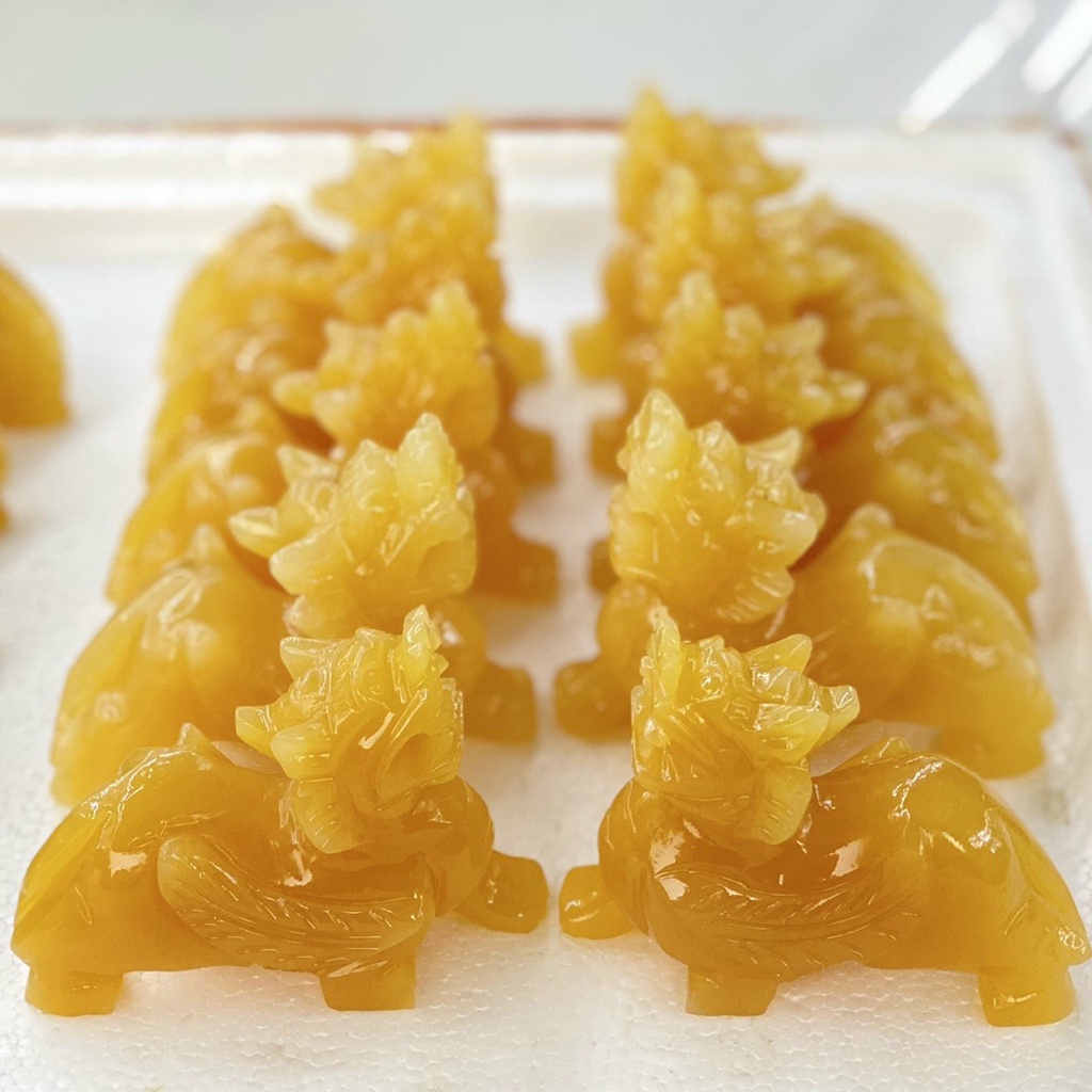 Tỳ hưu phong thủy , tỳ hưu cánh đá ngọc hoàng long - 10cm & 12cm & 15cm