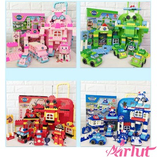 Đồ chơi lắp ráp mô hình các nhân vật trong phim hoạt hình " ROBOCAR POLI "