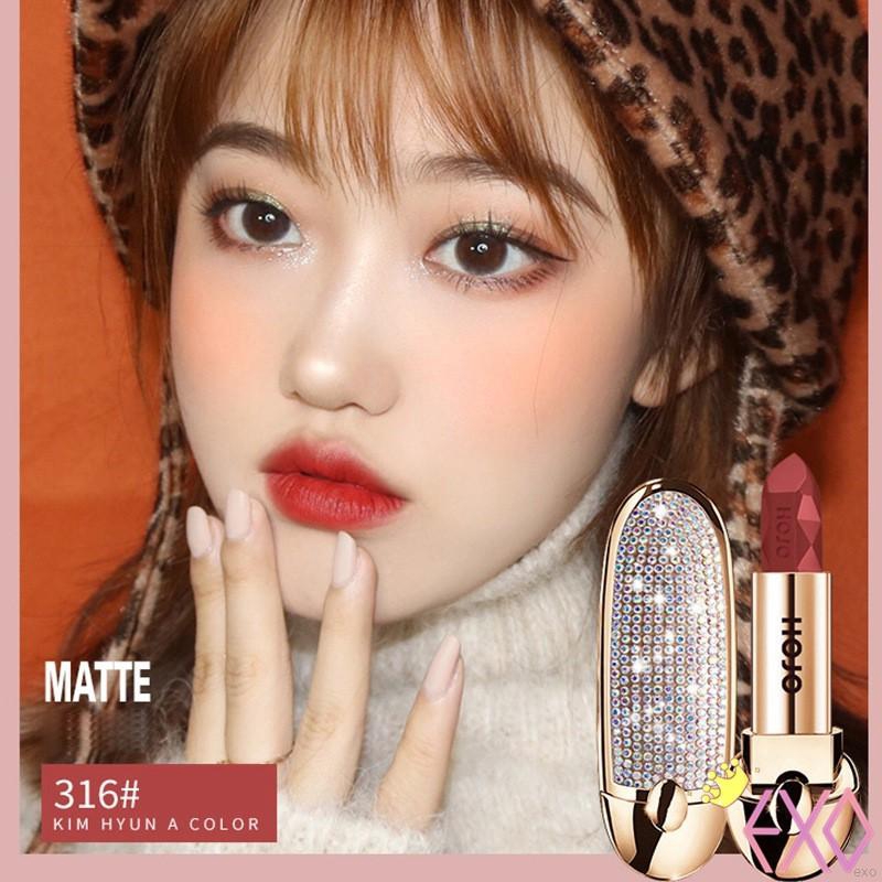 [Hàng mới về] Son thỏi lì lâu trôi HOJO với thiết kế vỏ lấp lánh thời trang cho phái đẹp | BigBuy360 - bigbuy360.vn