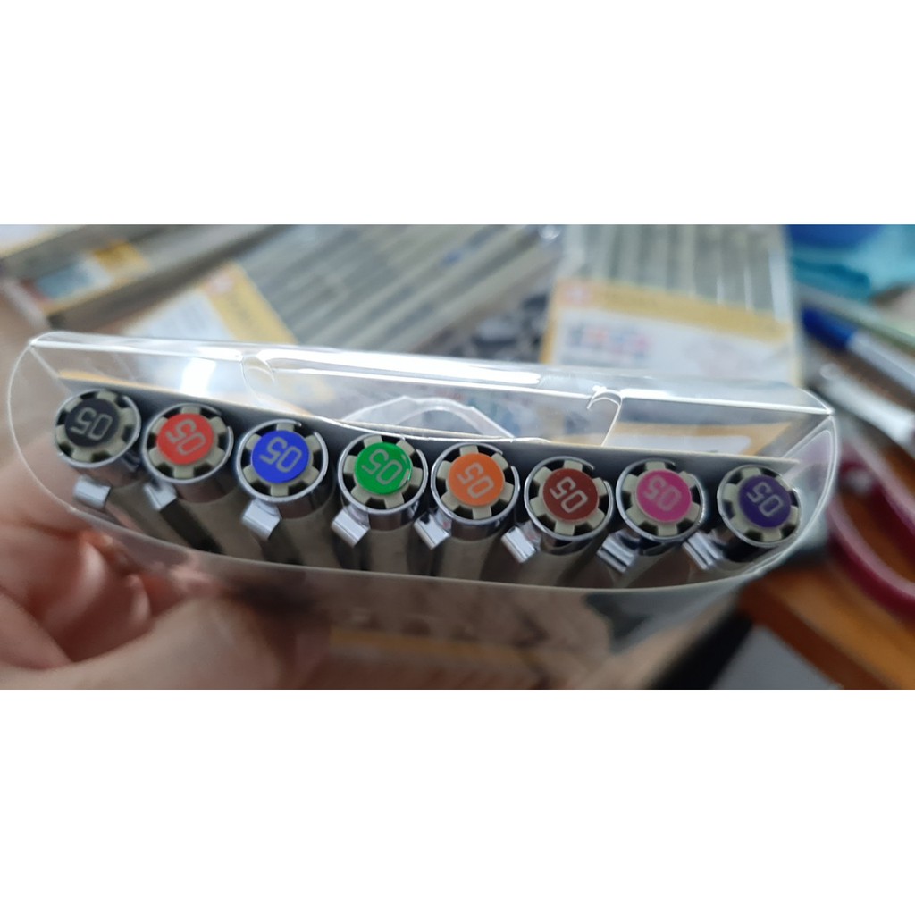 Bút line màu size 05, Bút line Micron màu bán lẻ (Hàng Nhật)-Dụng cụ vẽ Tâm Tâm