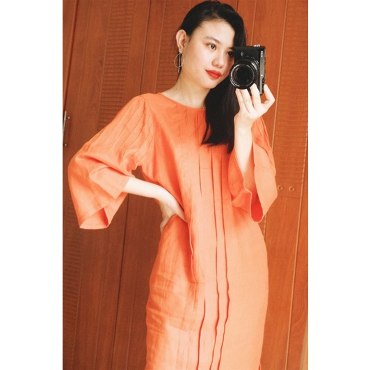 Đầm Linen Premium Thiết Kế GREEnie D Thêu Tay | GREENIE D DRESS | CHAMU LINEN