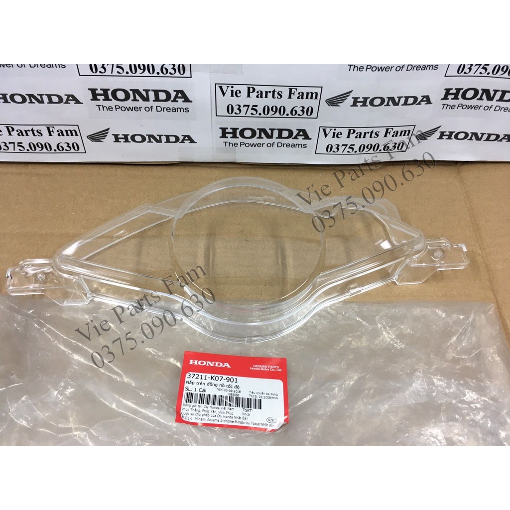 MẶT KÍNH ĐỒNG HỒ WAVE RSX 110 2012-2013 / WAVE SIÊU NHÂN, HÀNG CHÍNH HÃNG HONDA