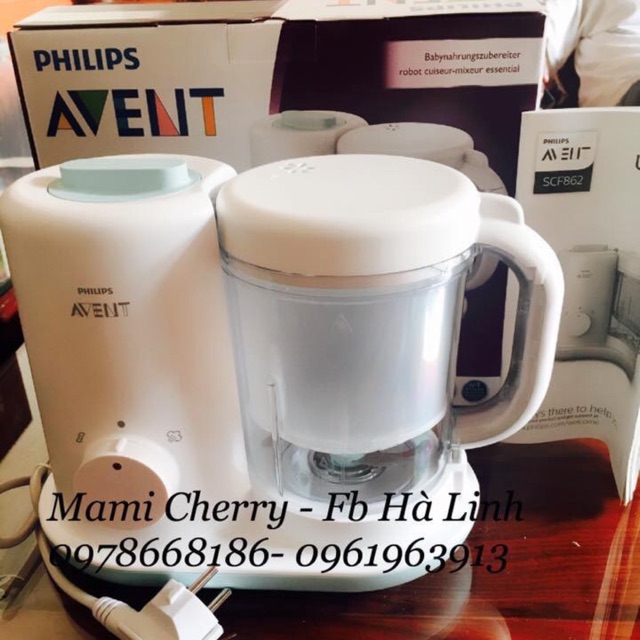 Máy xay hấp 2 trong 1 philip avent