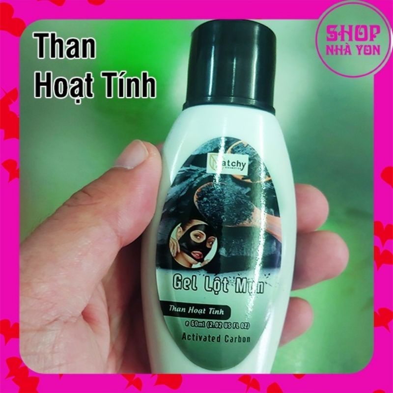 Gel lột mụn Catchy không gây kích ứng thuần việt 100% bổ sung vitamin C cho da nhờn, da yếu 200g, tặng 05 mặt mạ giấy