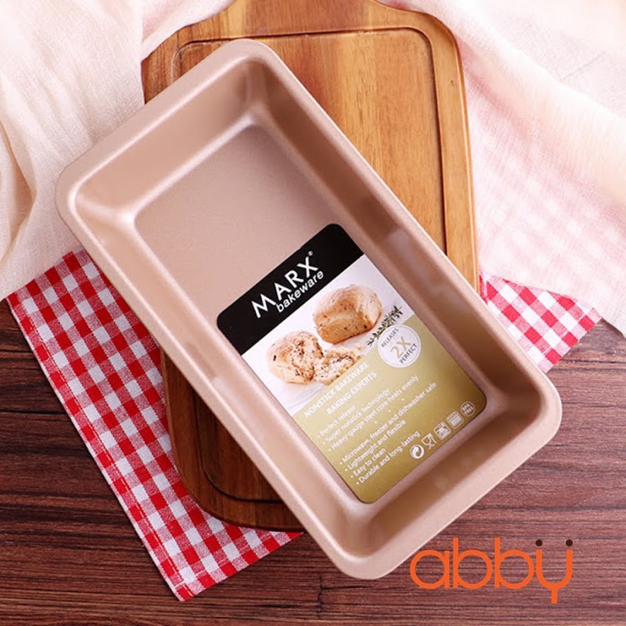 Khuôn chữ nhật màu vàng 24x13x5cm (Pro)