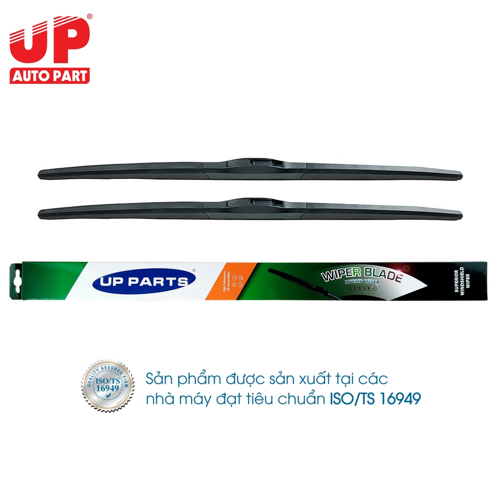 Gạt mưa ba khúc UP PART Hybrid Luxury dùng cho xe cần gạt tay móc chữ U