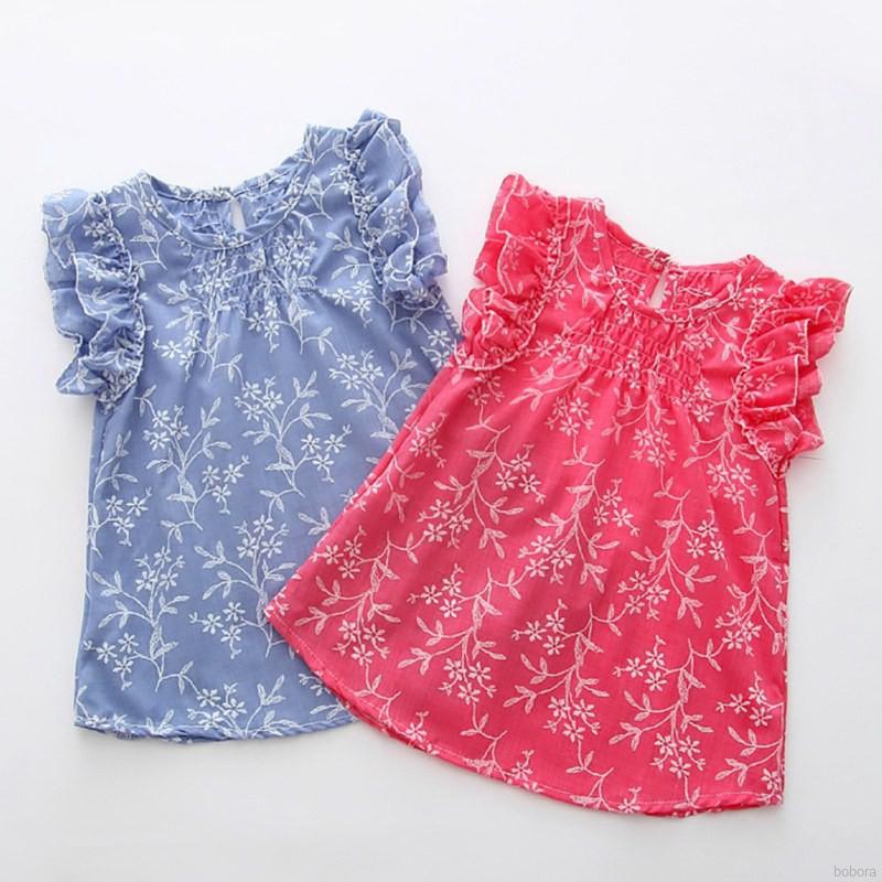 Đầm Bé Gái chất liệu cotton cho bé gái