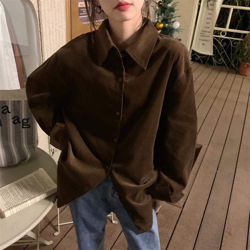 Set Áo Sơ Mi Tay Dài Sọc Ca Rô Phối Áo Khoác Ghi Lê Dệt Kim Thời Trang Hàn Quốc 2022