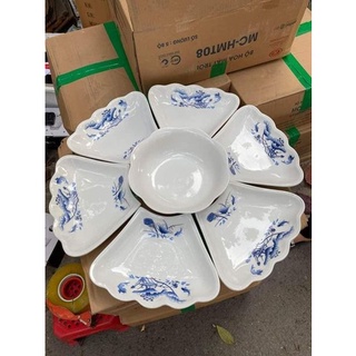 BỘ BÁT ĐĨA HOA MẶT TRỜI