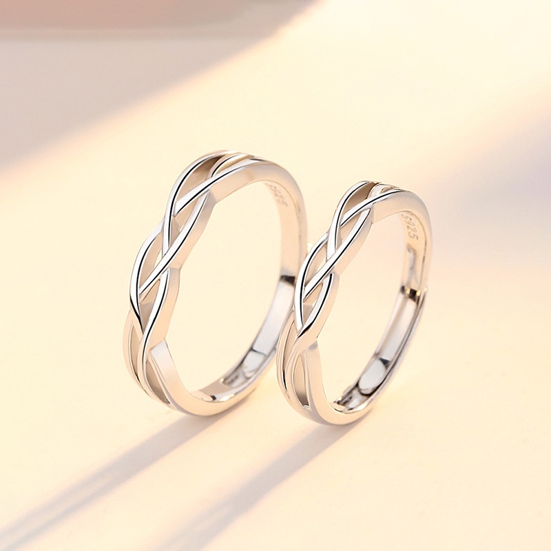 Nhẫn Cặp Đôi Đa Năng Thiết Kế Đơn Giản Thời Trang