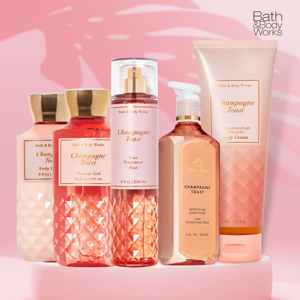 Kem Dưỡng Da Bath & Body Works Champagne Toast Tăng Cường Độ Ẩm Chai 226ml