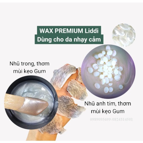 Sáp Wax Lông Nóng HARD WAX BEANS 100G chuẩn