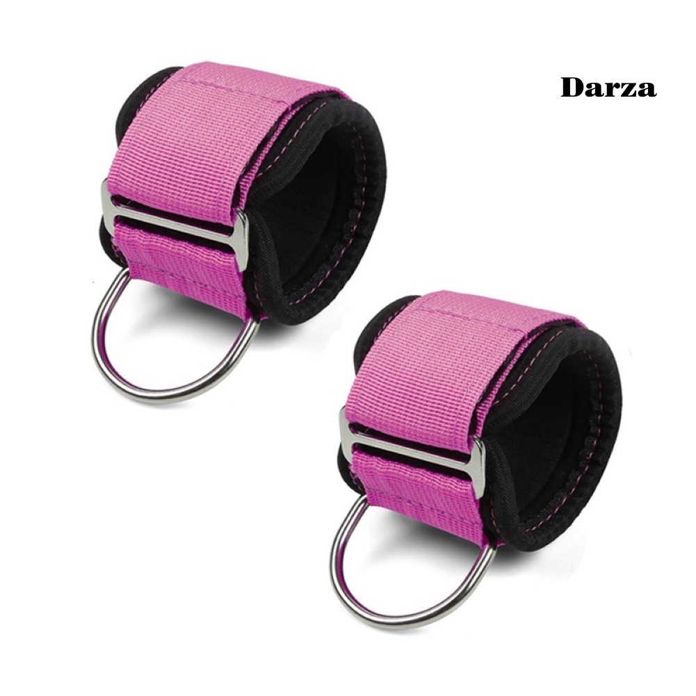Set 2 Dây Đai Mắt Cá Chân Chữ D Có Thể Điều Chỉnh Hỗ Trợ Luyện Tập Gym Tại Nhà
