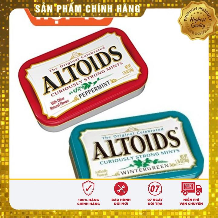 [ HỘP TO ] Kẹo ngậm ALTOIDS hương vị bạc hà của MỸ