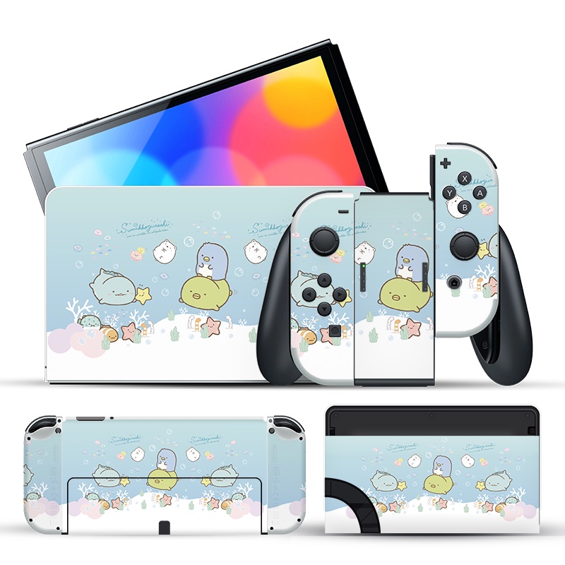 Miếng Dán Hoạt Hình Totoro Star Kirby Cho Máy Chơi Game Nintendo Switch