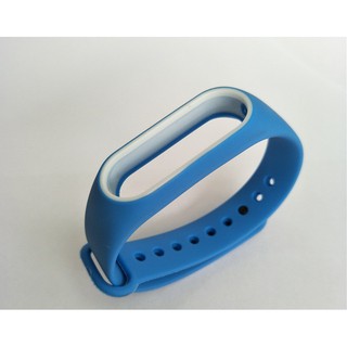 Vòng đeo tay thay thế MIJOBS cho Miband 2(xanh neon viền trắng)
