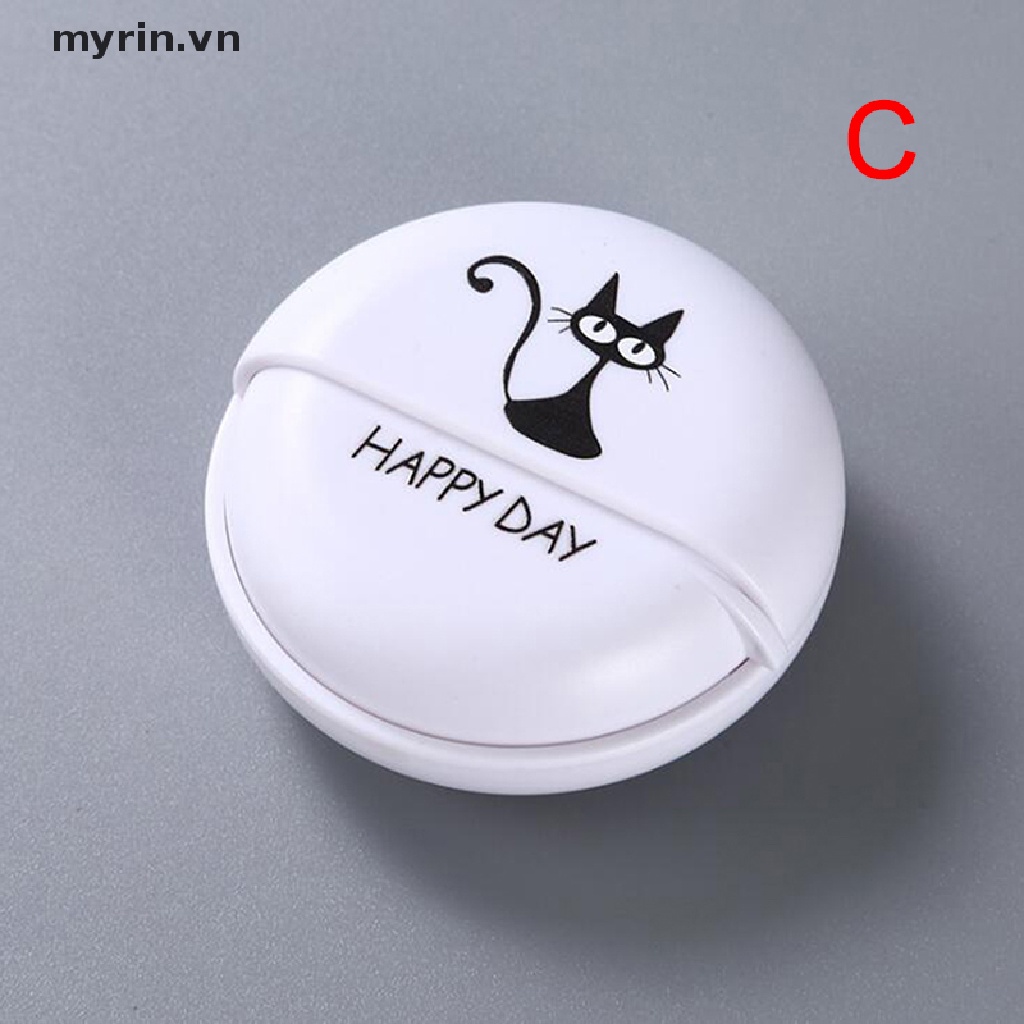 Hộp Tròn Dễ Thương Đựng Dây Cáp Tai Nghe Tiện Dụng