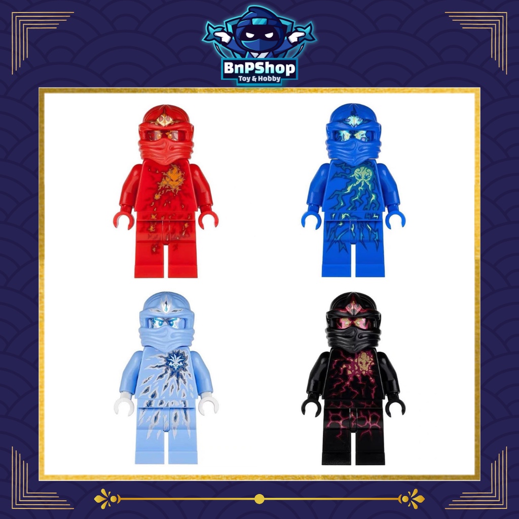 [NINJAGO] MINIFIGURE NRG KAI - JAY - COLE - ZANE | (Hàng đặt trước)