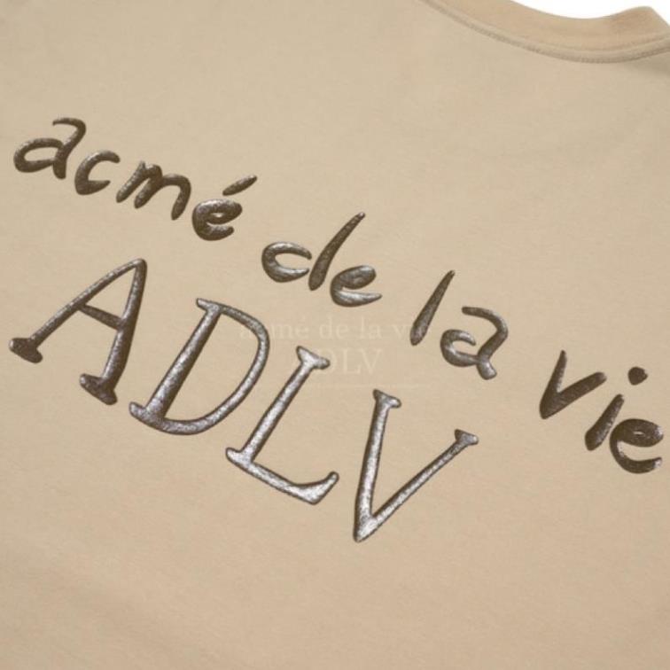 Áo thun ADLV - Acmé de la vie Glossy Beige Hàng Cao Cấp Vải Cotton 100%