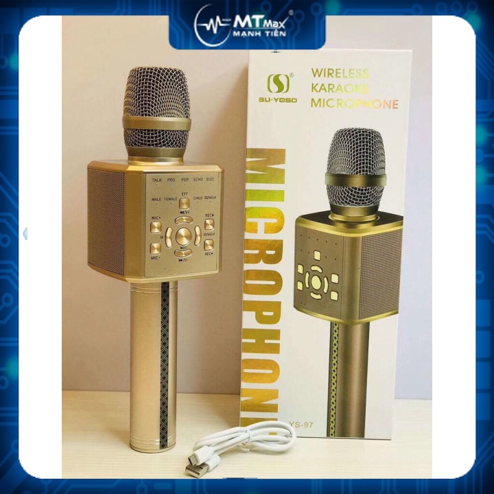 Micro kiêm loa Karaoke Bluetooth Không Dây YS90 YS91 YS92 YS95 YS96 YS97 cao cấp, âm thanh cực chất