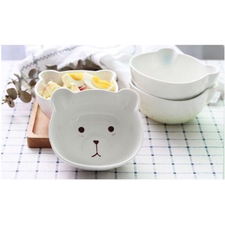 Bát sứ gấu trắng kute 300ml