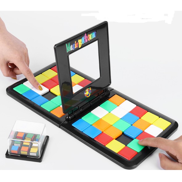 05036 Đồ Chơi Trí Tuệ Rubik's Race - Magic Block Game Board Game Đối Kháng 2 người cực hấp dẫn, luyện phản xạ rubik race