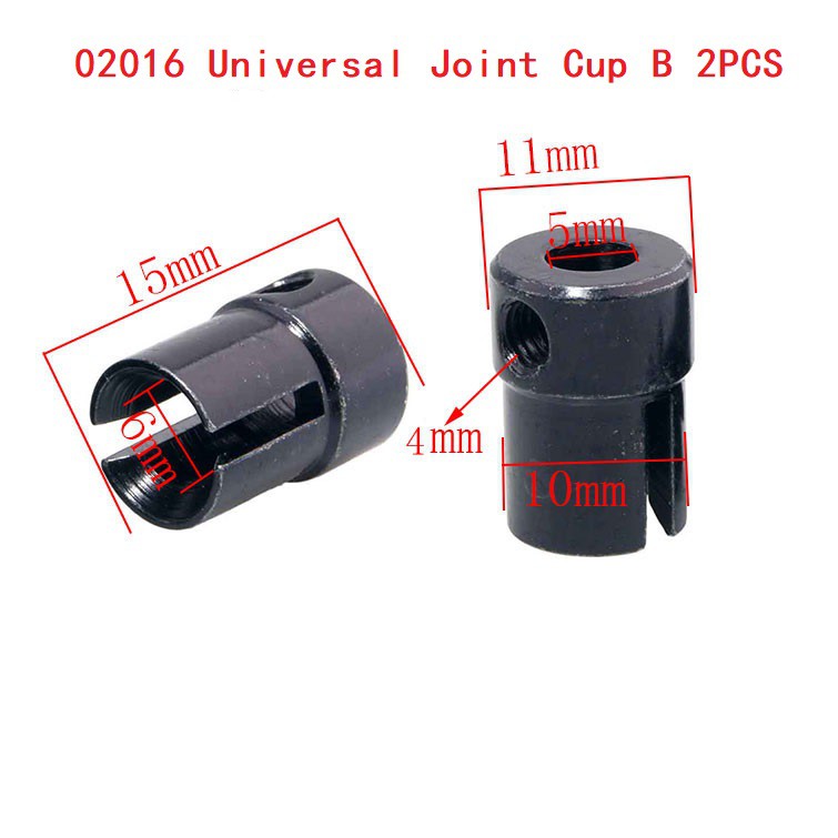 Set 2 Cốc Kim Loại 02016 Cho Xe Điều Khiển Từ Xa HSP 1:10