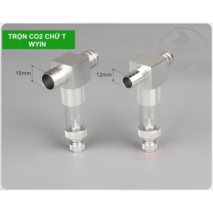 TRỘN CO2 CHỮ T 2 trong 1 WYIN - Bộ trộn kèm đếm giọt
